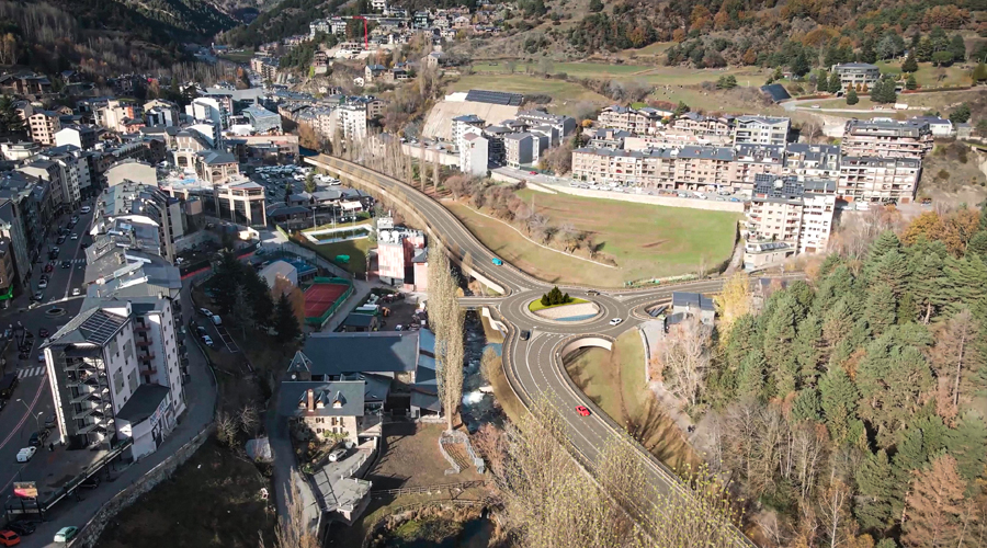 Render de la desviació projectada de la Massana a Ordino