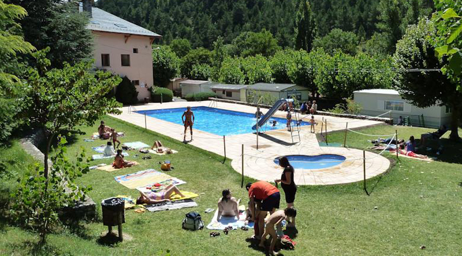 Un càmping del Pirineu català