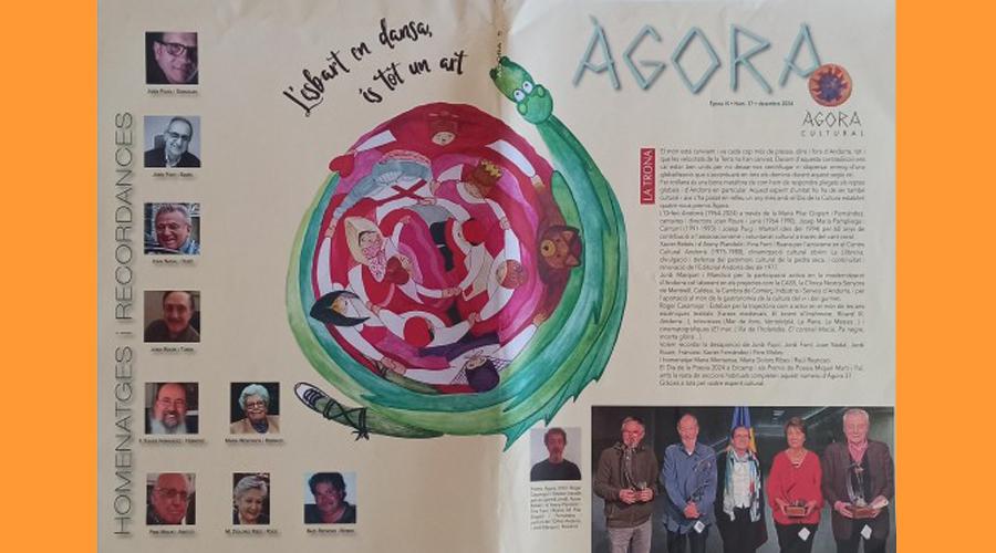 Portada de la coberta de la Revista Àgora número 37