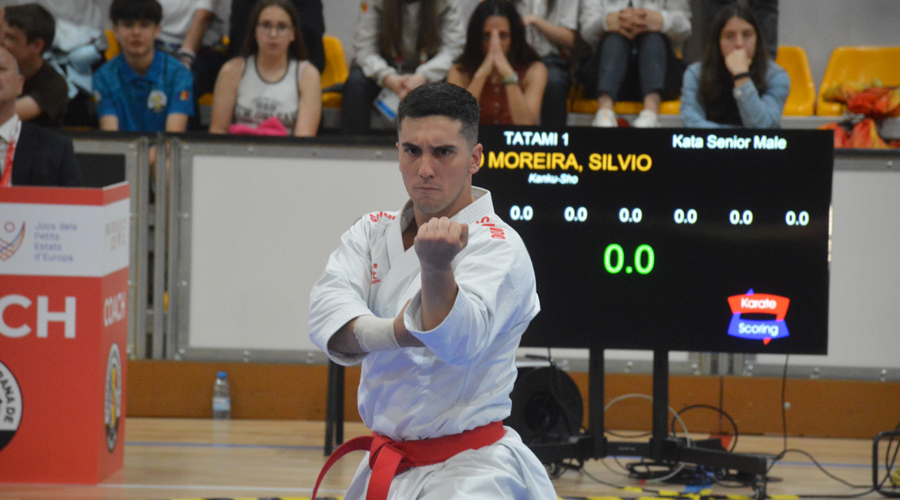 El karateka andorrà, Silvio Moreira