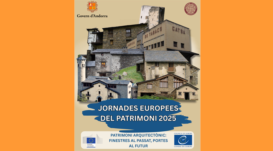 Cartell de les Jornades Europees del Patrimoni a Andorra