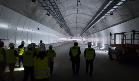El túnel de Tres Ponts, en el tram final de les obres