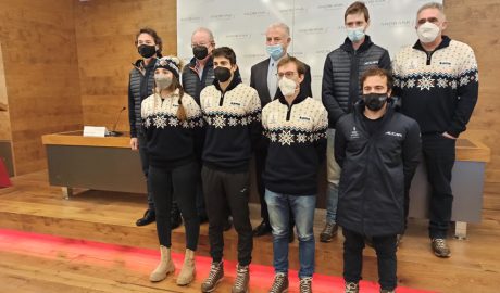 Presentació de l'equipació de la delegació andorrana als Jocs Olímpics d'Hivern de Pequín 2022