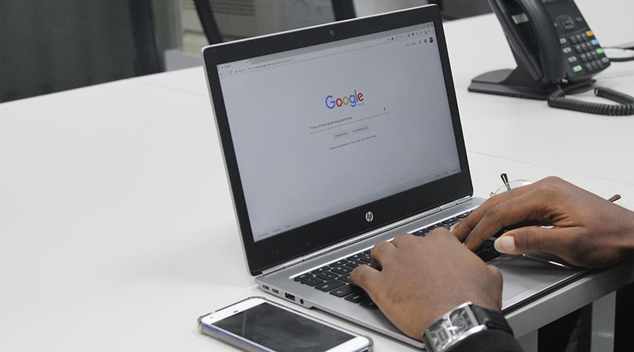 Google en un ordinador