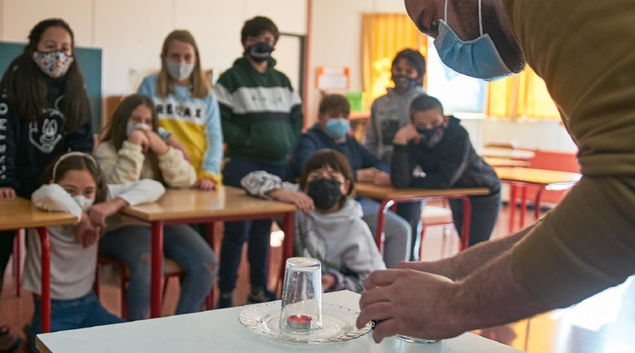 Un taller d'Andorra Sostenible a una escola