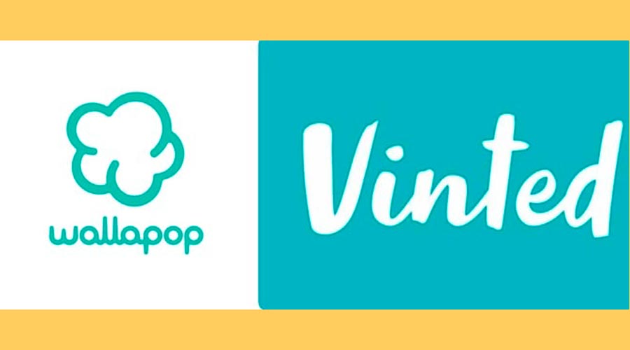 Logotips de Wallapop i Vinted