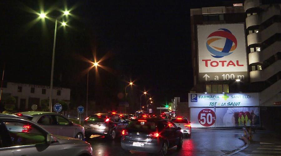 Cua a Sant Julià de Lòria per sortir del Principat