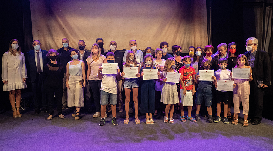 Guanyadors i representants institucionals del 2021