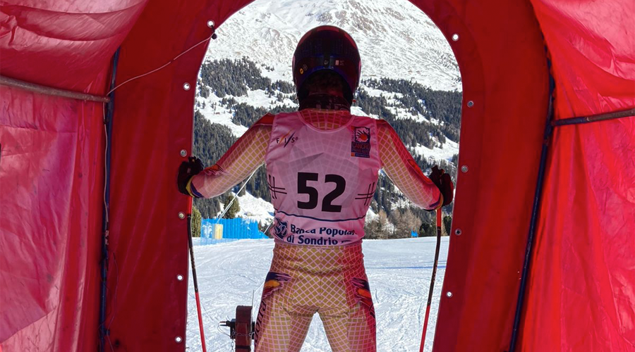 L'esquiador andorrà, Maià Font, en una imatge d'arxiu. Foto: FAE