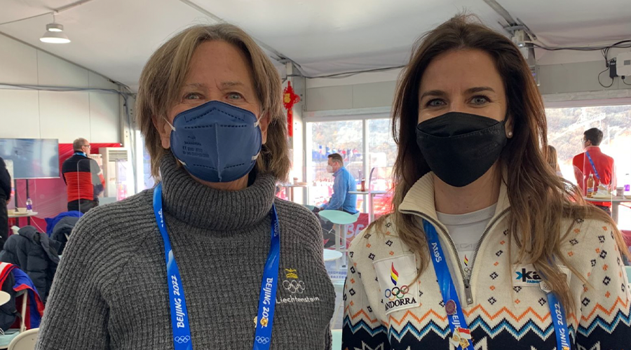 Nora de Liechtenstein i Silvia Riva