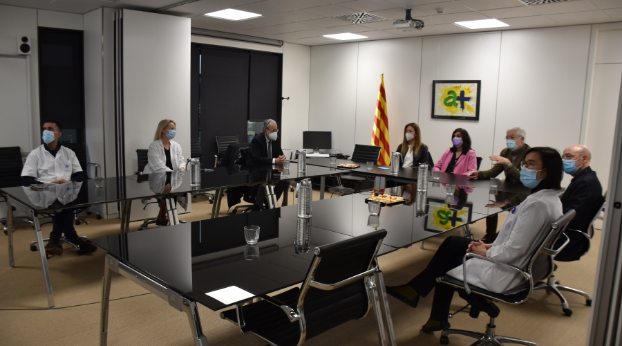 Milà i Mas visiten les instal·lacions de la Fundació Althaia de Manresa