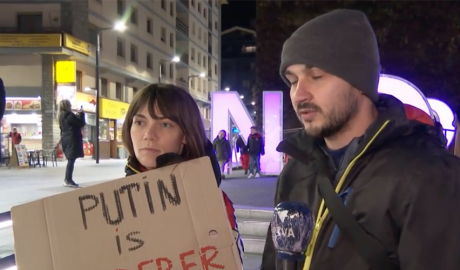 Uns turistes ucraïnesos al Principat