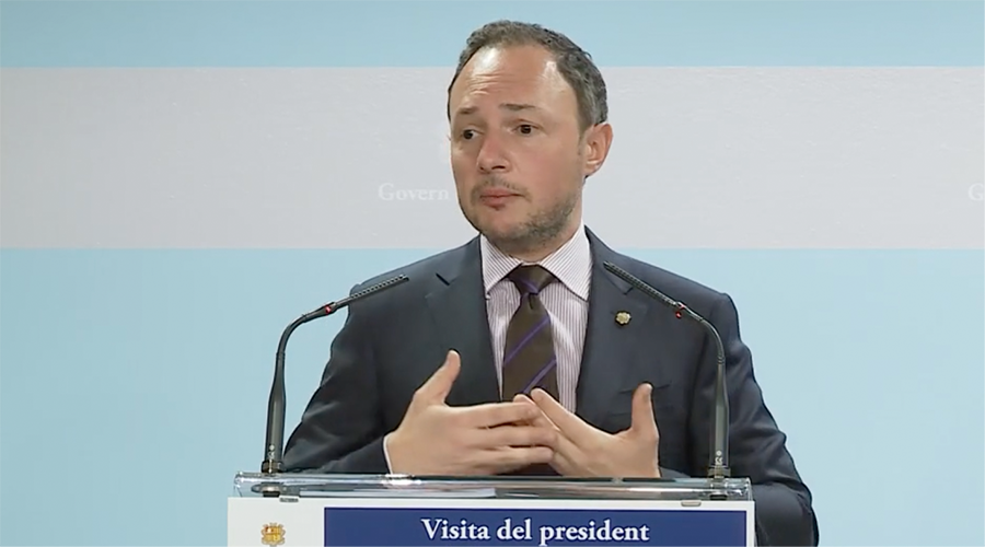 El cap de Govern, Xavier Espot