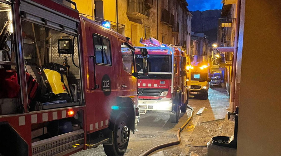 Bombers actuant a Oliana