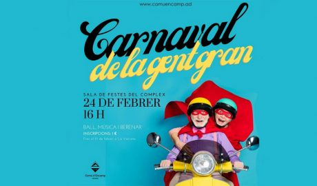 Cartell del Carnaval de la gent gran d'Encamp pel 2022