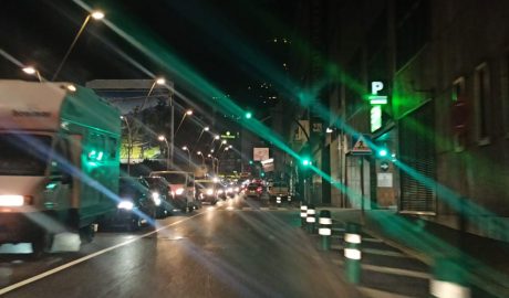 Cues de vehicles a Sant Julià de Lòria