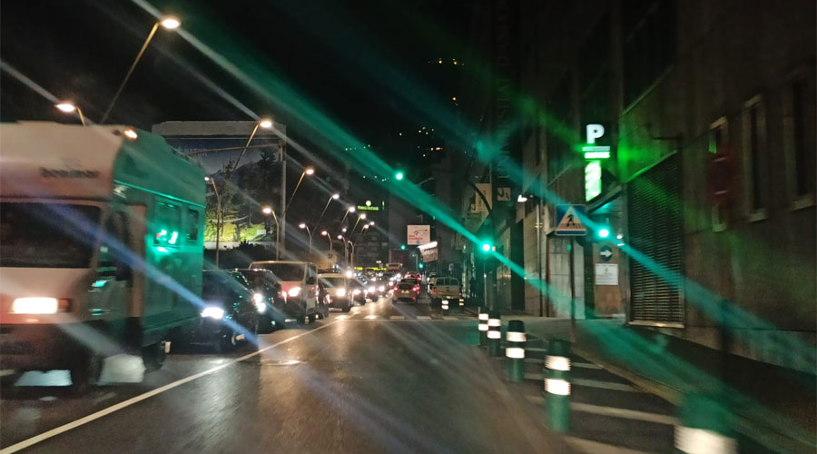 Cues de vehicles a Sant Julià de Lòria