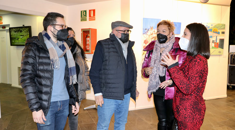 Acte d'inauguració de l'exposició 'Epifanies i falsos déus' d'Alícia Luño