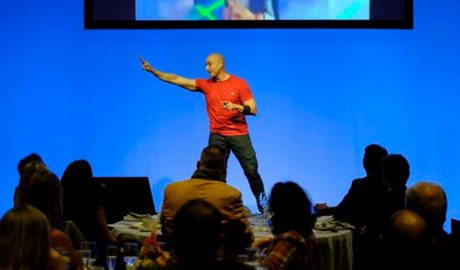 J.J. Delgado en una conferència