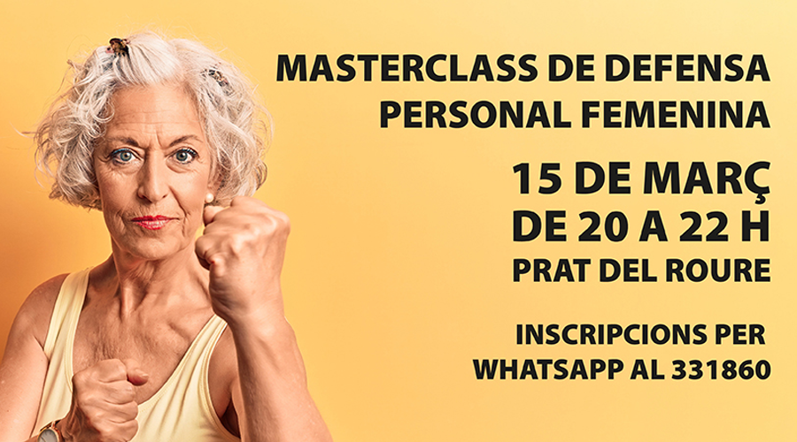 Masterclass de defensa personal femenina