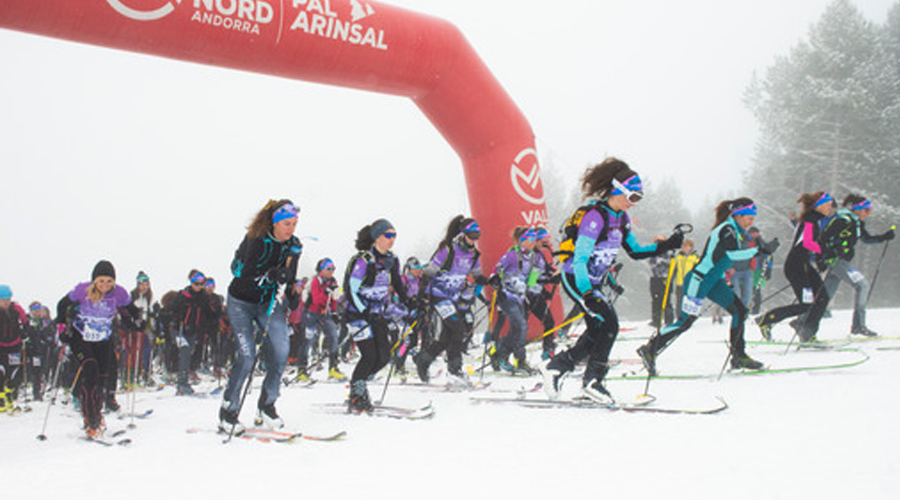 Participants de la cinquena edició de la Skimo Femení