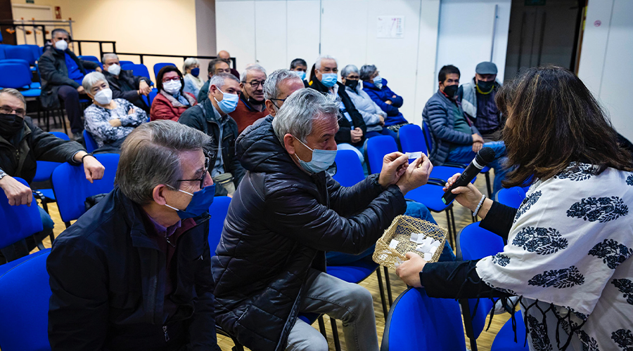 Sorteig dels horts de la Margineda per a la gent gran