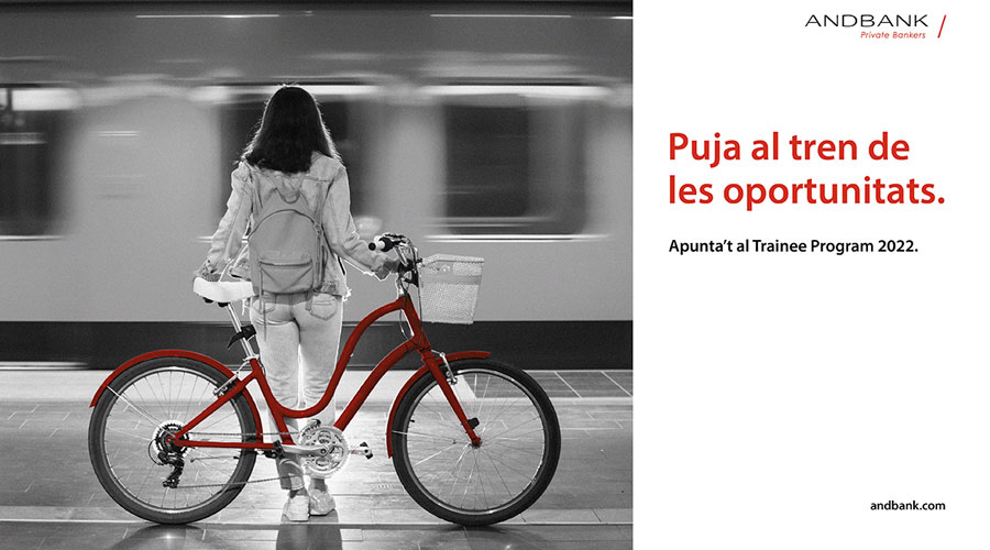 Targetó publicitari de l'Andbank Trainee Program