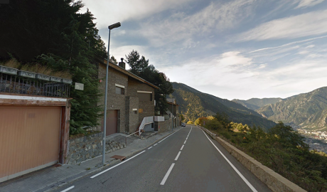 Un tram de la carretera d'Engolasters.