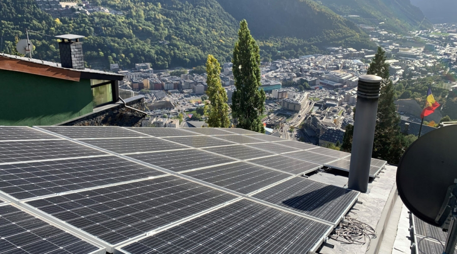 Una instal·lació fotovoltaica