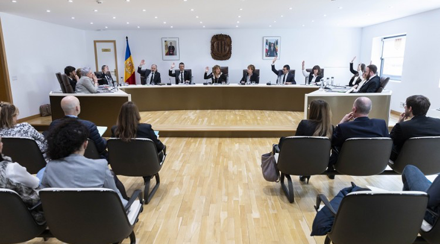 Una sessió del Consell de Comú d'Andorra la Vella