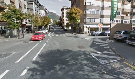 Un tram de l'avinguda de Santa Coloma