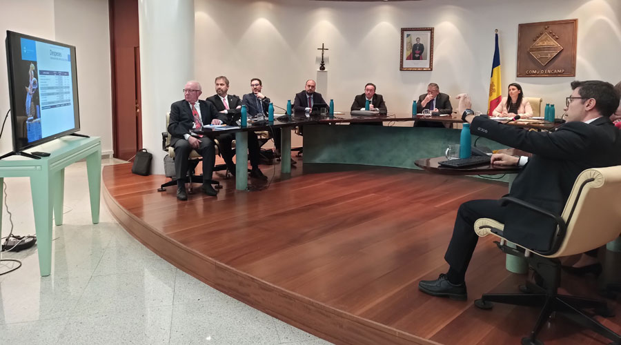 Sessió del Consell de Comú d'Encamp
