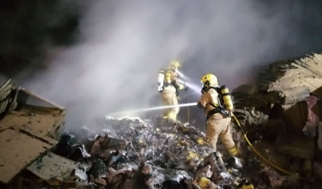ncendi en una nau del polígon industrial de Montferrer