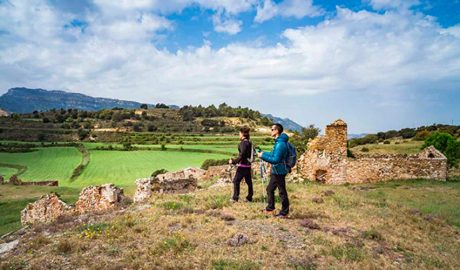 Vista de la ruta dels refugis