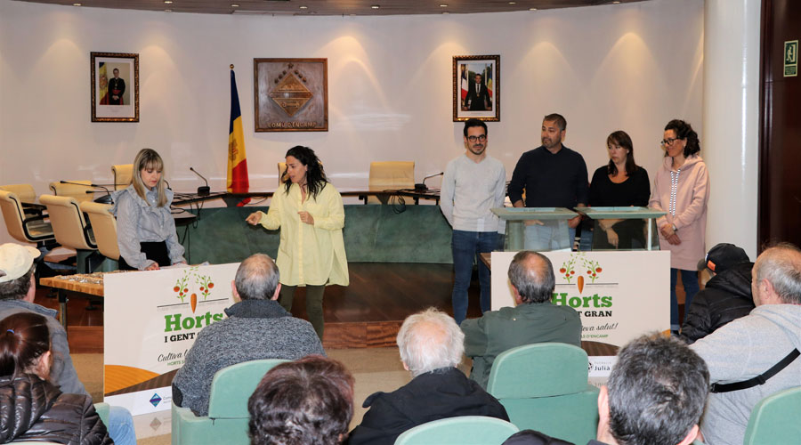 Sorteig dels horts de la gent gran d'Encamp