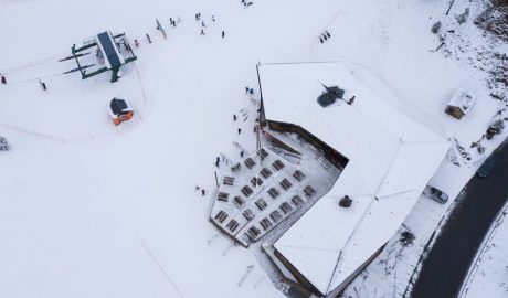 Vista aèria del Coll de la Botella
