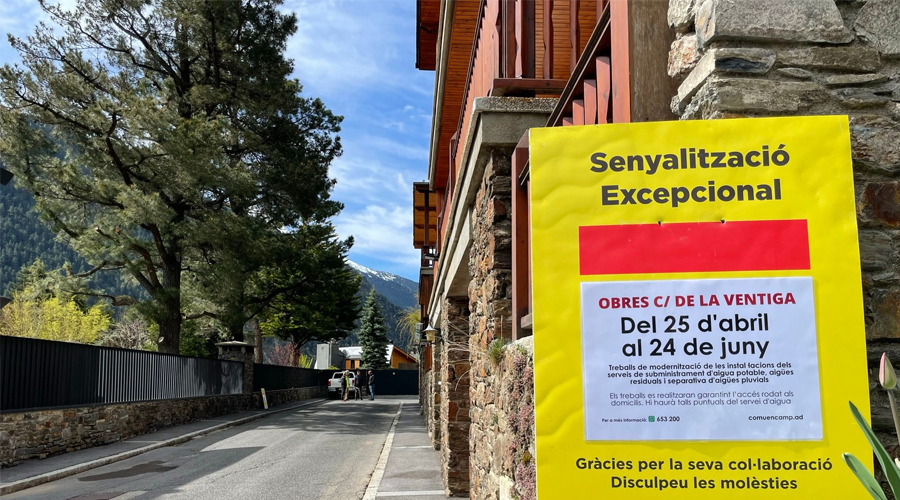 Carrer de la Ventiga a Encamp