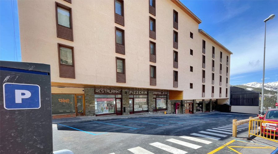 El nou pàrquing habilitat a Canillo