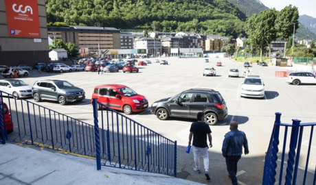 L'aparcament del Parc Central