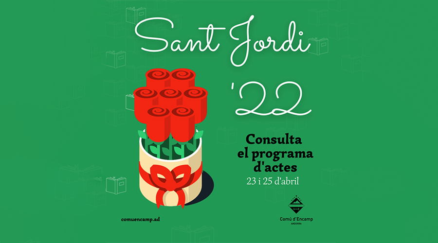 Programa d'actes Sant Jordi 2022