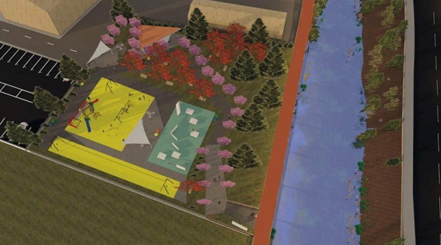 Render del nou ‘Santa Coloma Parc’