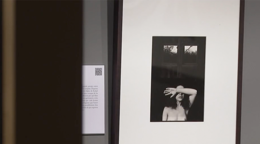 Una fotografia de l'exposició 'Basat en històries reals'