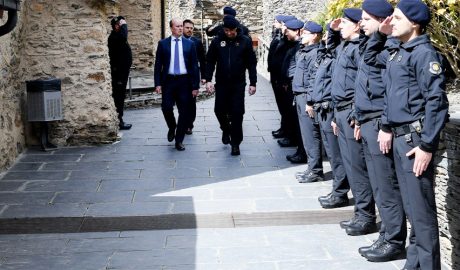 Rossell presideix la cerimònia d'obertura del curs formatiu de la 31a promoció d'agents penitenciaris