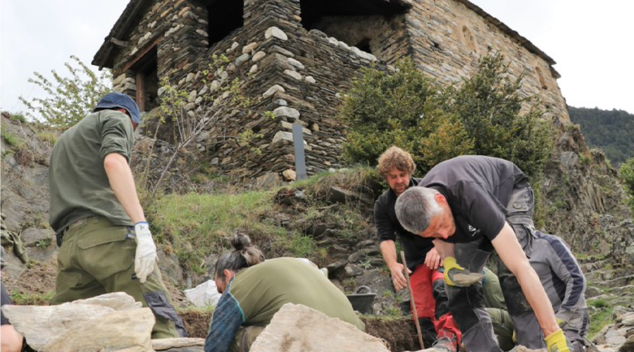 Curs de pedra seca a les Bons