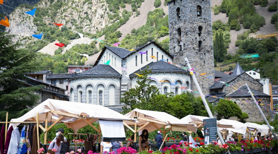El Mercat de la Vall en una edició anterior