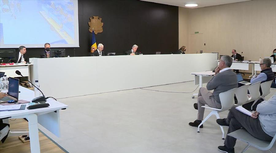El judici del cas BPA a la sala magna de la Seu de la Justícia