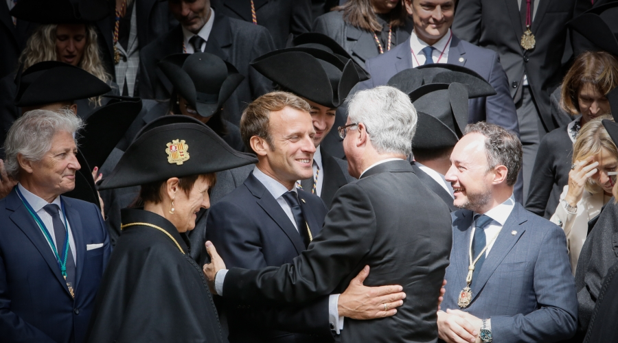 Una visita del president i copríncep francès, Emmanuel Macron, al Principat