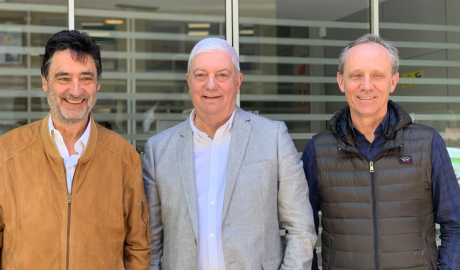 Gerard Cadena, amb Francesc Zamora i Francesc Pallàs