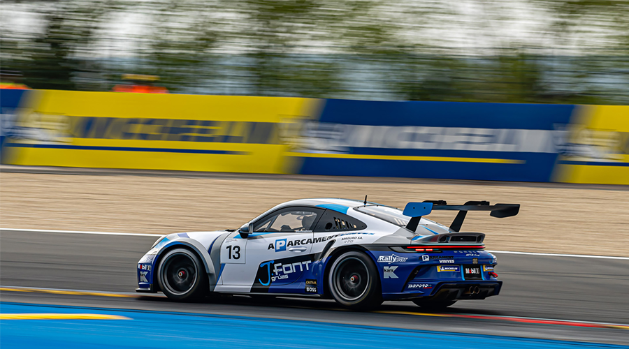 Joan Vinyes en la Porsche Carrera Cup Benelux