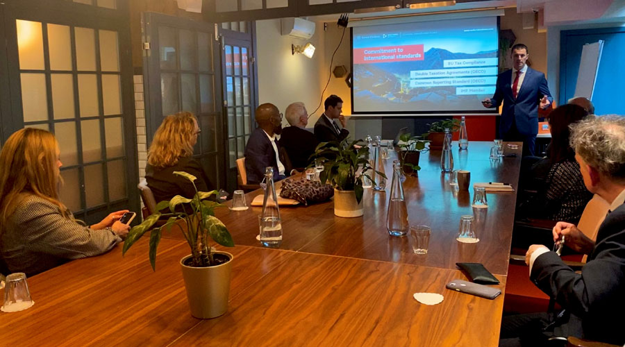 Gallardo presenta les oportunitats d'inversió que ofereix el Principat a Londres